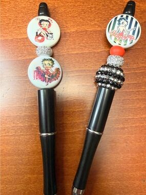 New Betty Boop Beaded Pens